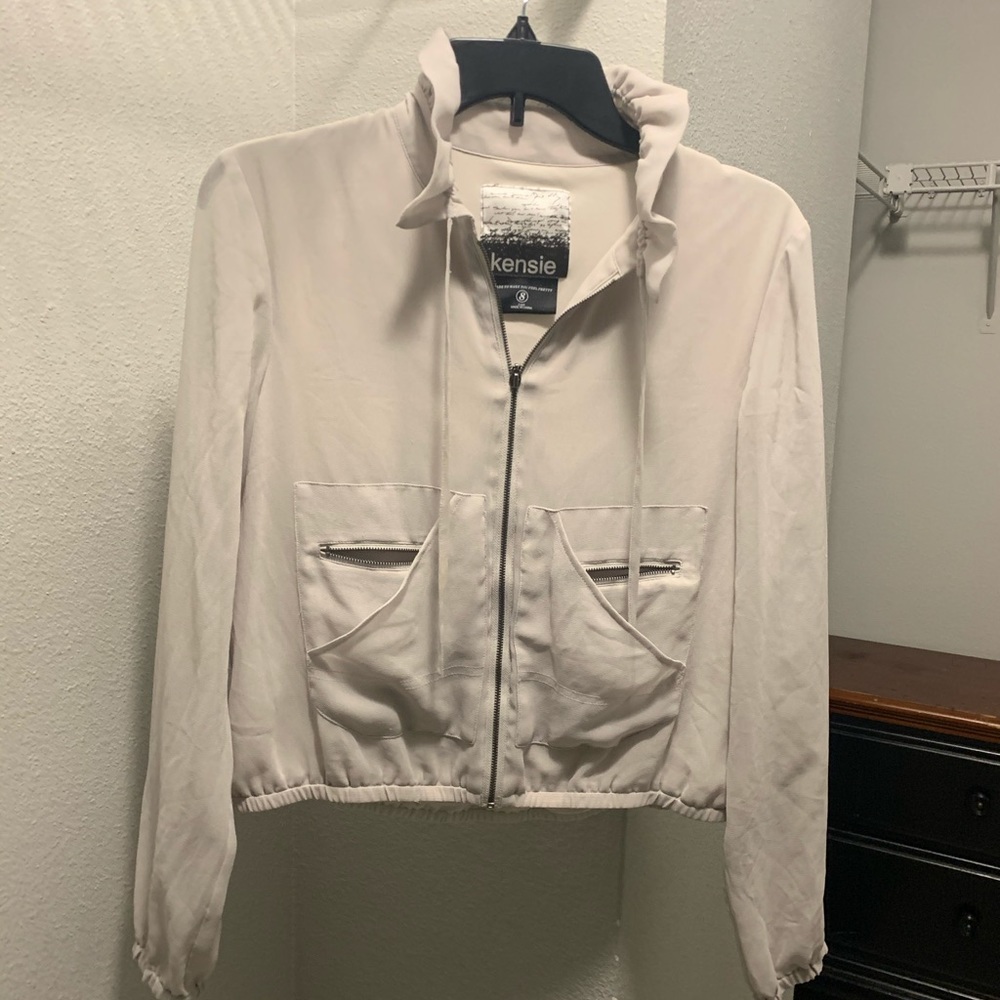 White stylish jacket
